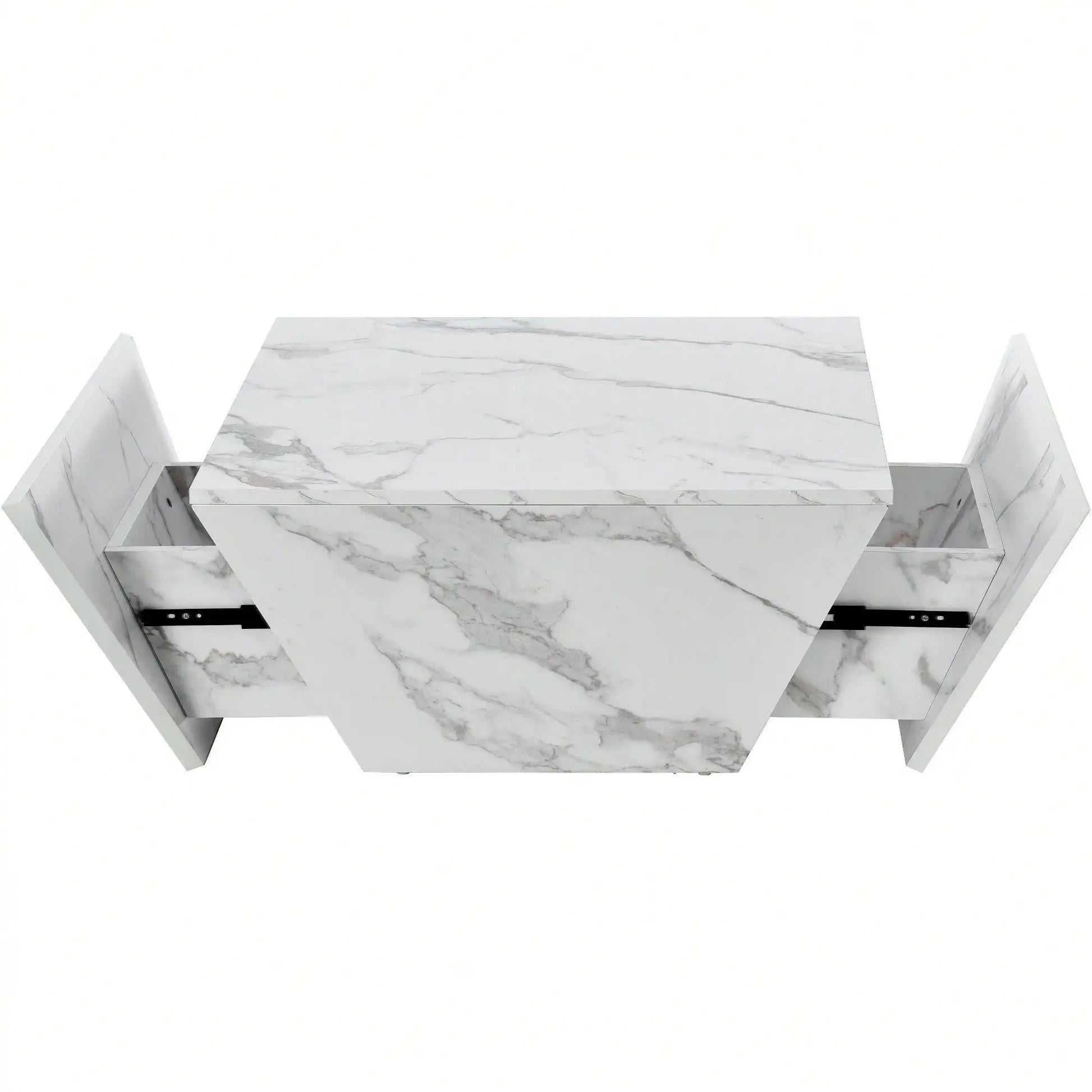 Table basse marbre blanc - Blanc Table basse