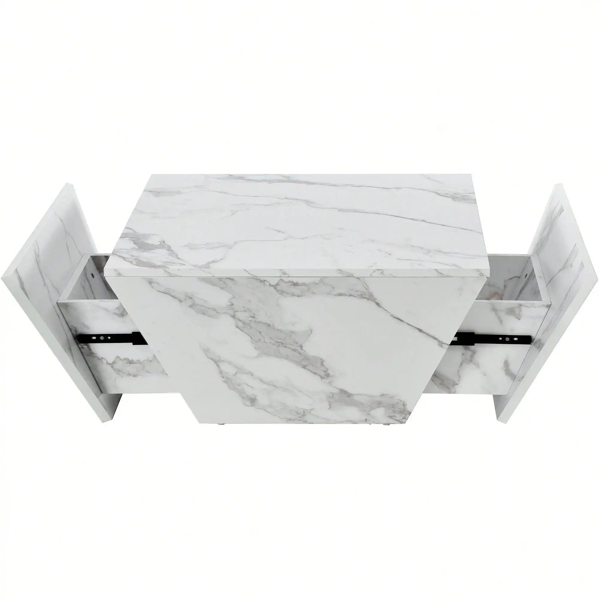 Table basse marbre blanc - Blanc Table basse