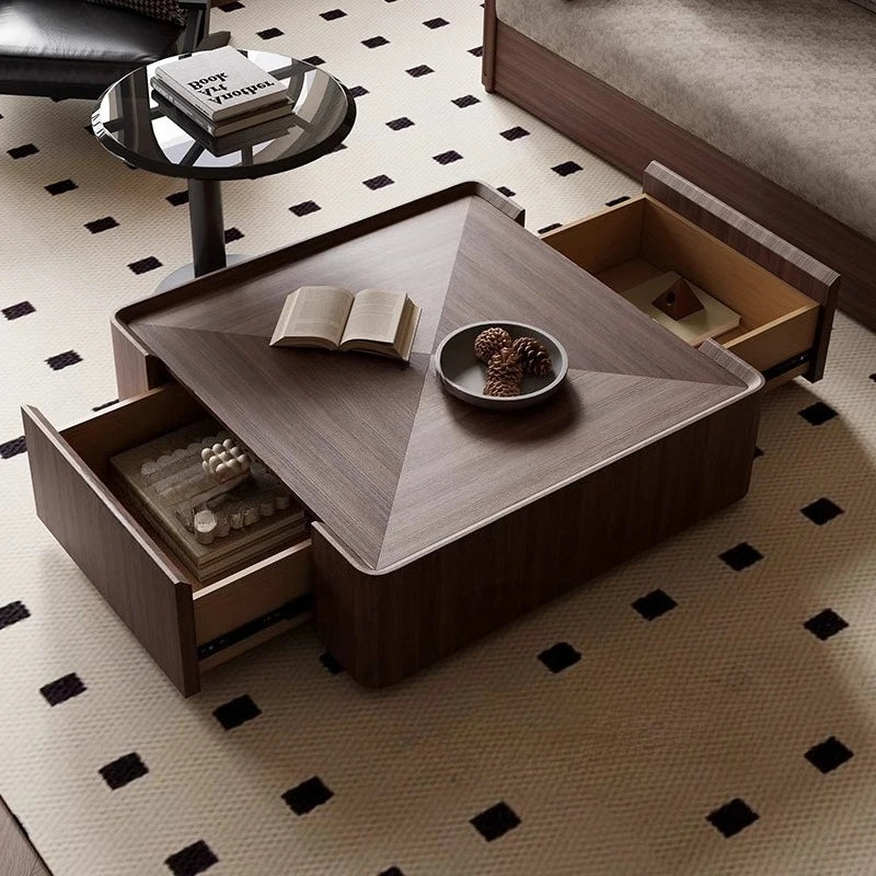 Table basse bois pour hôtel ou maison de luxe -