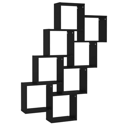 Grande étagère murale 90x15x119 cm - Noir A