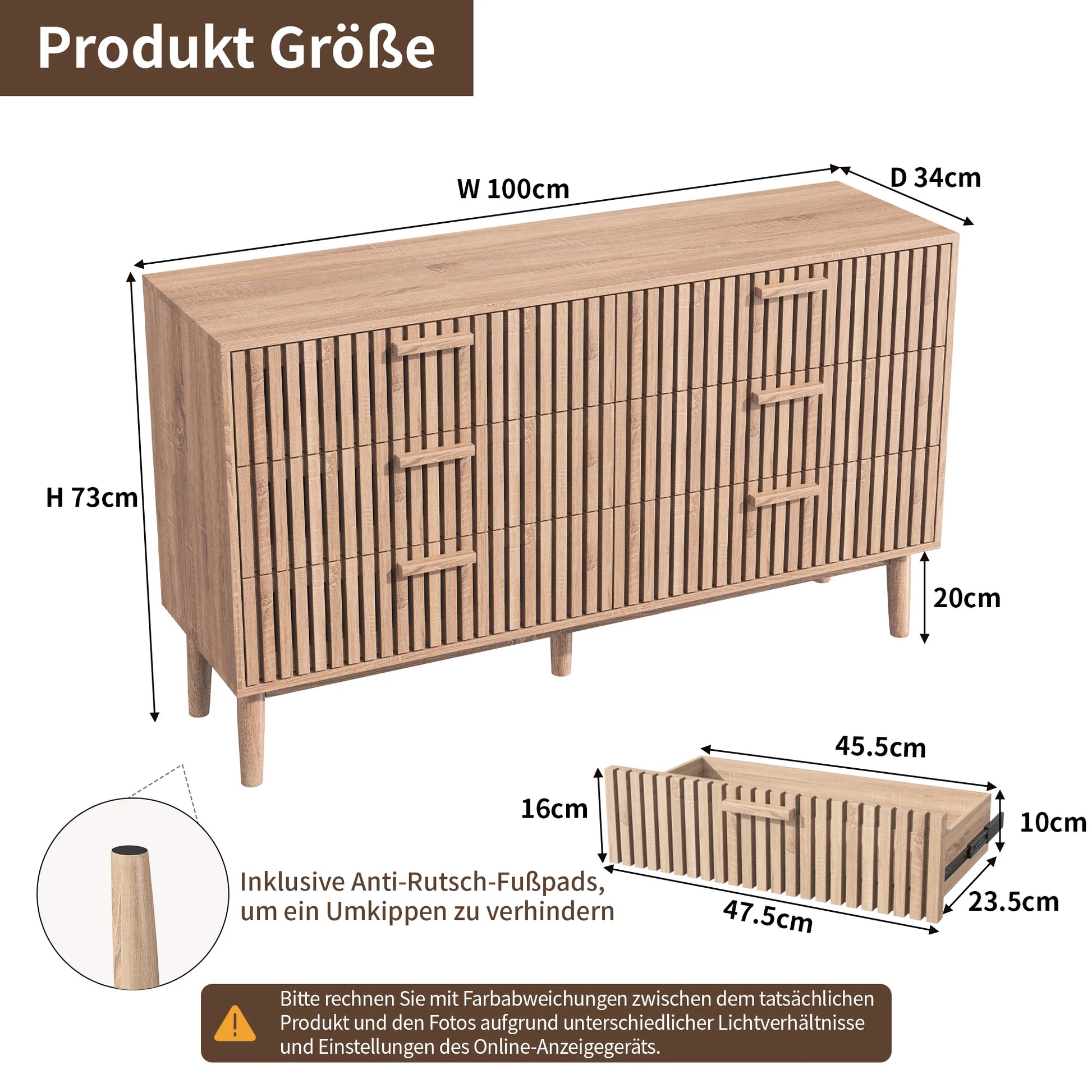 Meuble de rangement style compagne vintage en bois -