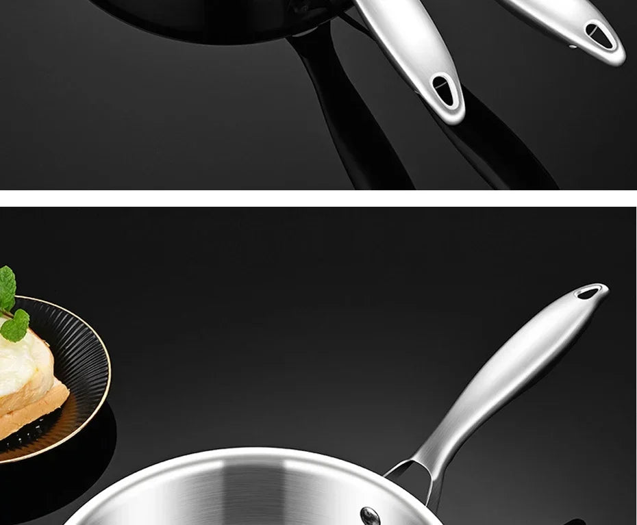 Poêle inox de petite taille de qualité -