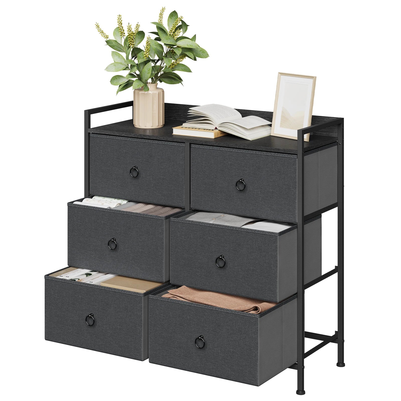 Meuble de rangement 6 tiroirs moderne -