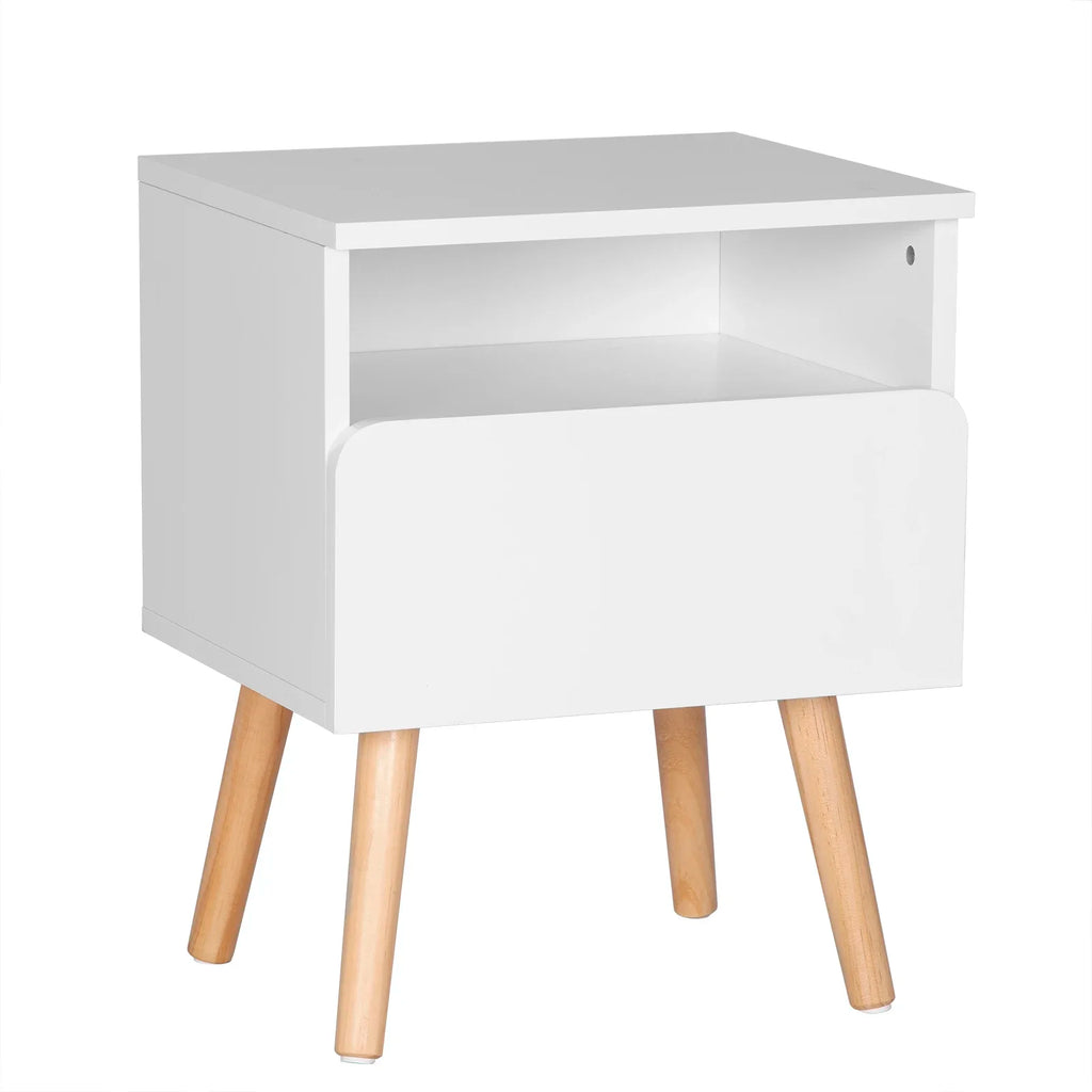 Table de nuit bois pratique 2 ensembles -