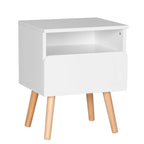 Table de nuit bois pratique 2 ensembles -