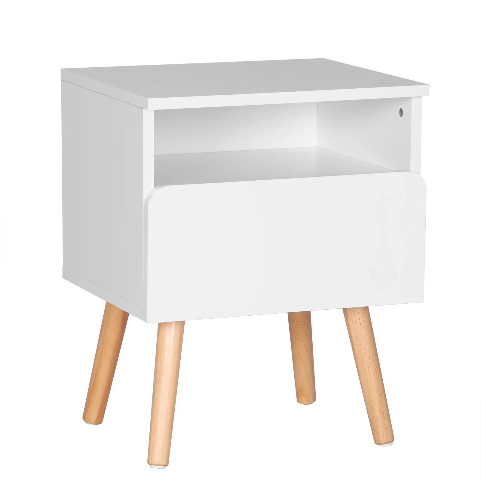 Table de nuit bois pratique 2 ensembles -