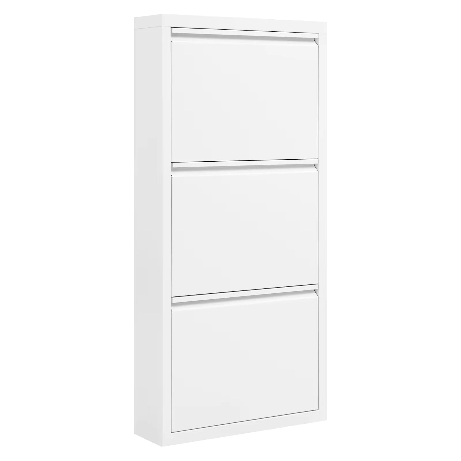 Étagère chaussures solide de 50x106x15cm - Blanc 50x106x15cm Étagère chaussures