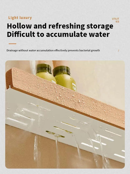 étagère murale bois pour salle de bain, lavabo et WC -