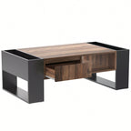 Table basse noir bois de grande qualité -