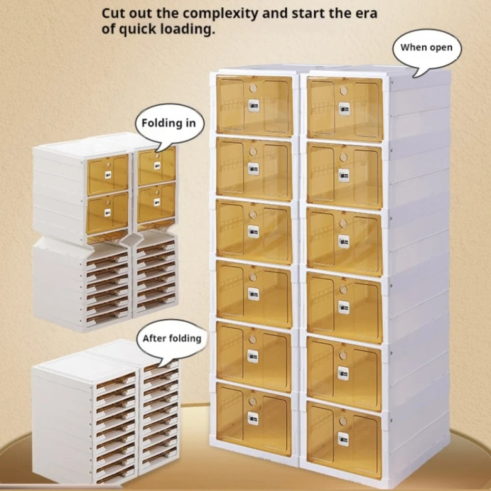 Meuble à chaussure haut minimaliste -