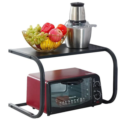 étagère cuisine métal pour micro onde -
