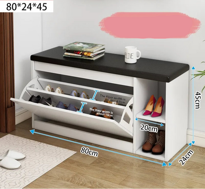 Meuble à chaussure banc premium - F