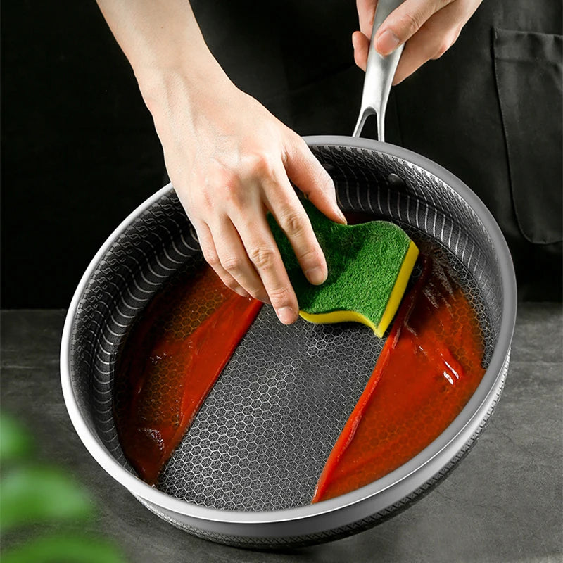 Poêle inox induction et antiadhésive -
