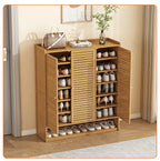 Meuble à chaussure à grande capacité avec tiroirs -