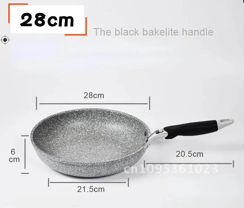 Poêle céramique durable en pierre solide -