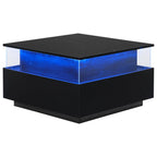 Table basse design moderne avec led 70*70*41cm -