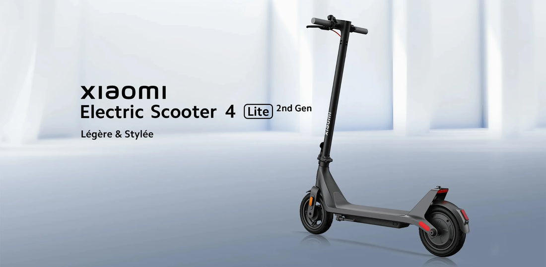 Trottinette électrique Xiaomi Scooter 4 Lite confortable de vitesse 25 km/h max