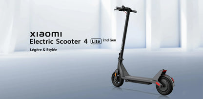 Trottinette électrique Xiaomi Scooter 4 Lite confortable de vitesse 25 km/h max