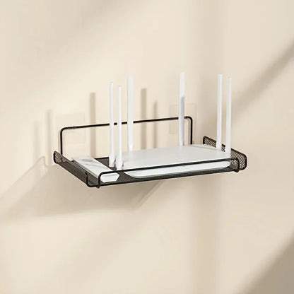 Petit étagère murale pour accessoire TV - 1pc Noir