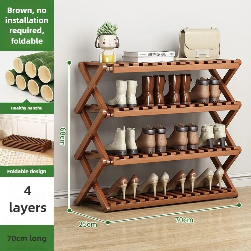 Meuble à chaussure sophistiqué et moderne - 4 couches 70cm