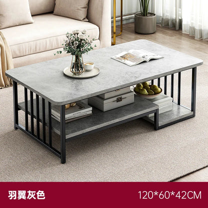 Table basse bois vintage de qualité - Gris