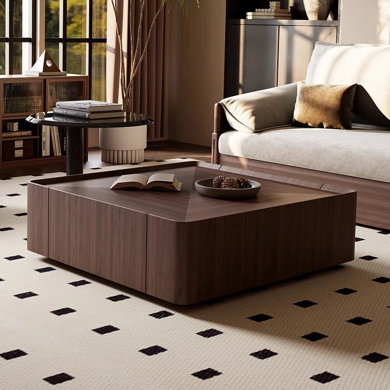 Table basse bois pour hôtel ou maison de luxe -