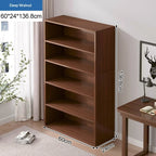 Meuble de rangement en bois multi niveaux - 136cm