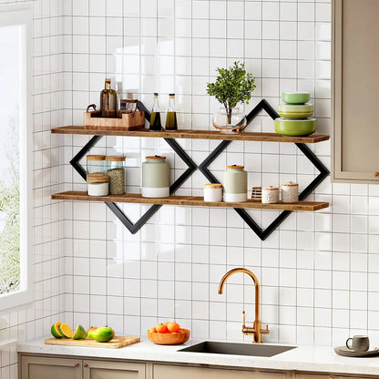étagère murale de cuisine set -