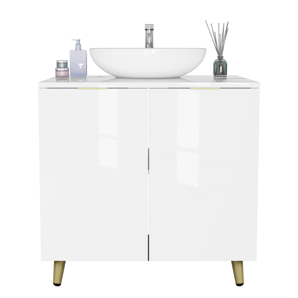 Meuble de rangement à doubles portes cubiques 60x60x30cm -