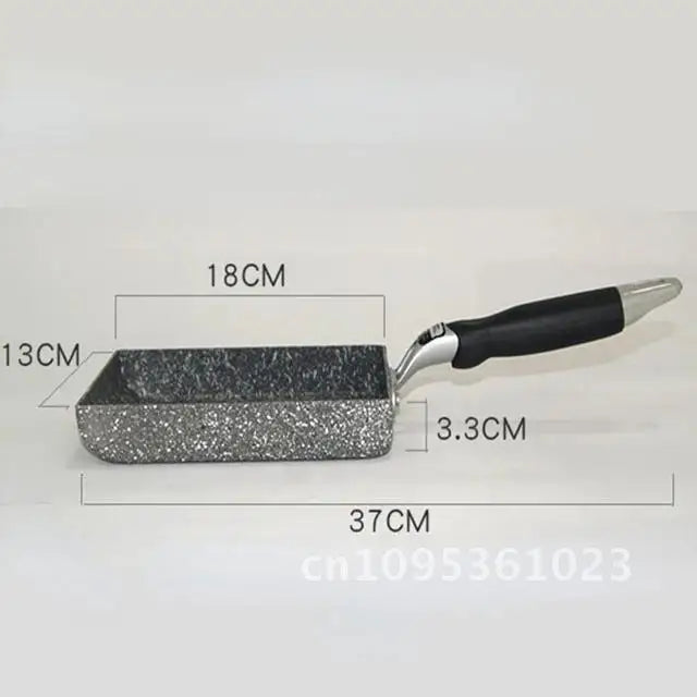 Poêle céramique durable en pierre solide - Poêle omelette