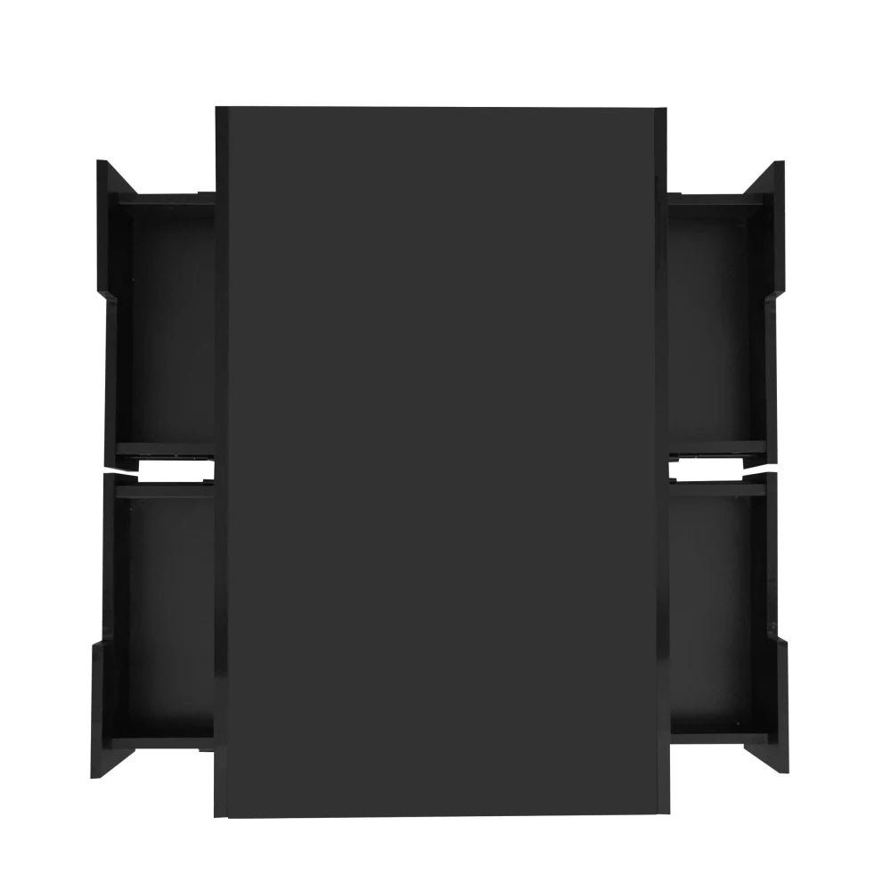 Table basse rectangulaire laquée avec tiroir et LED -