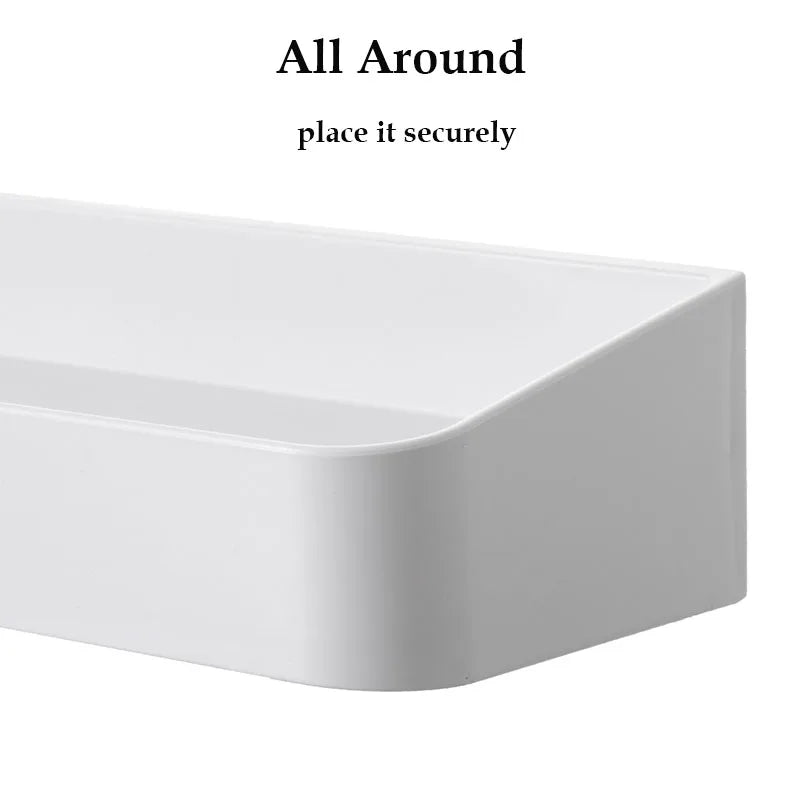 Étagère blanche pour douche -