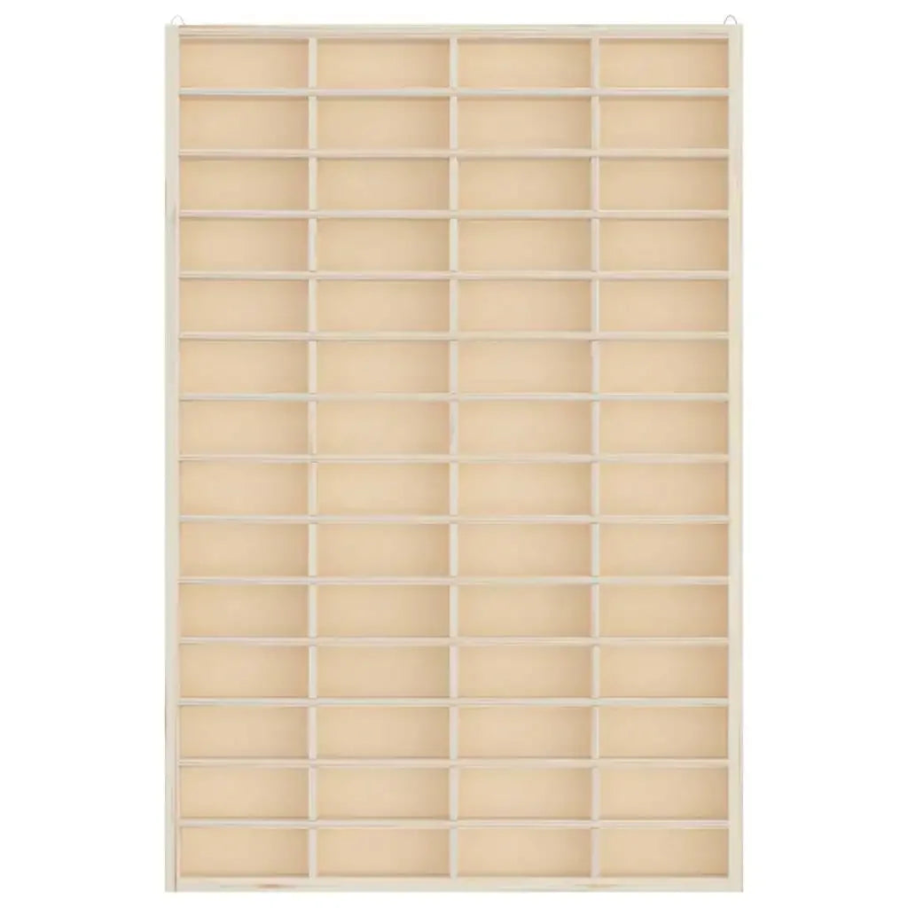 étagère murale vitrine marron -