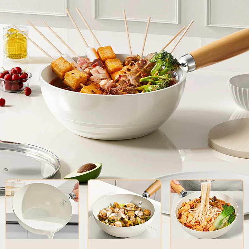 Poêle céramique bois au niveau du poignée -