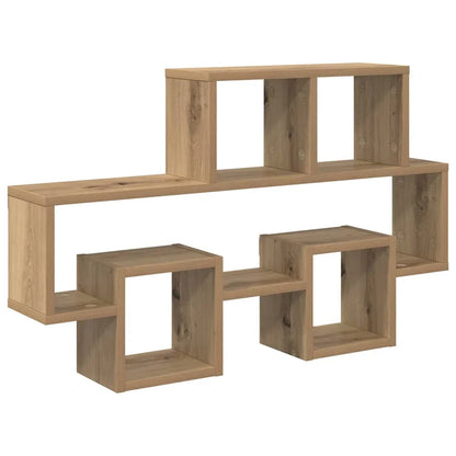 étagère murale salon 82x15x51 cm - Marron C