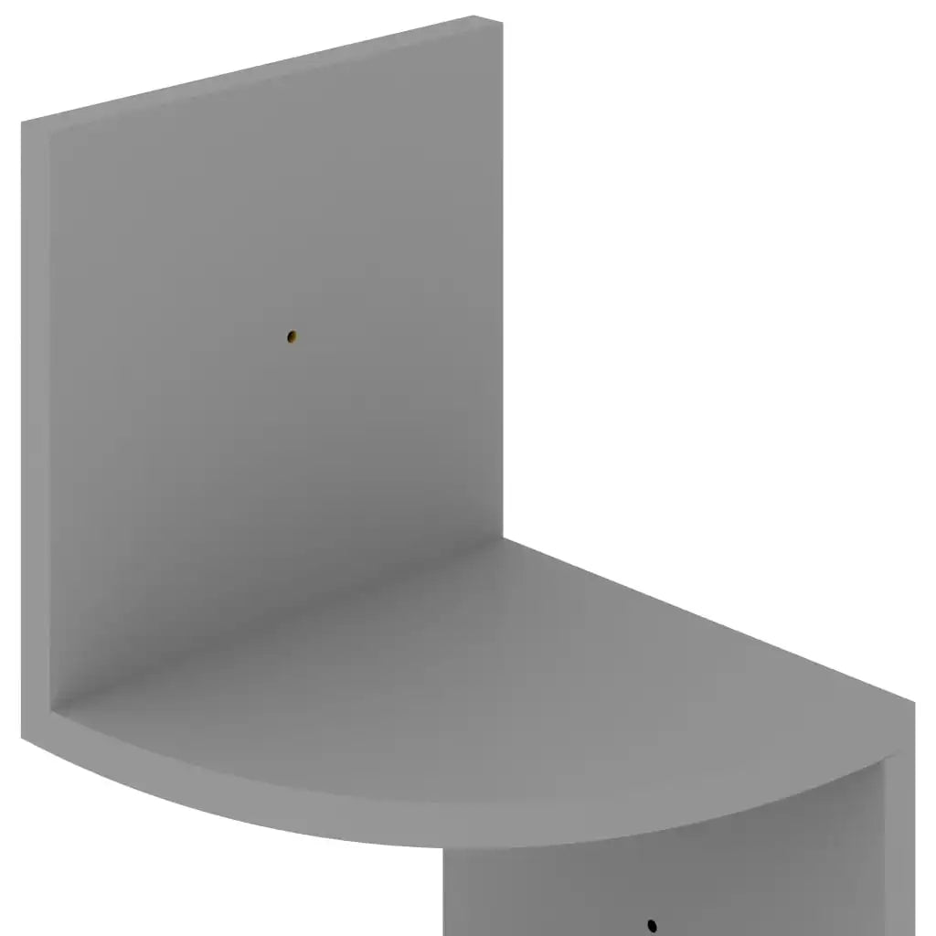 étagère murale d'angle 19x19x123 cm -