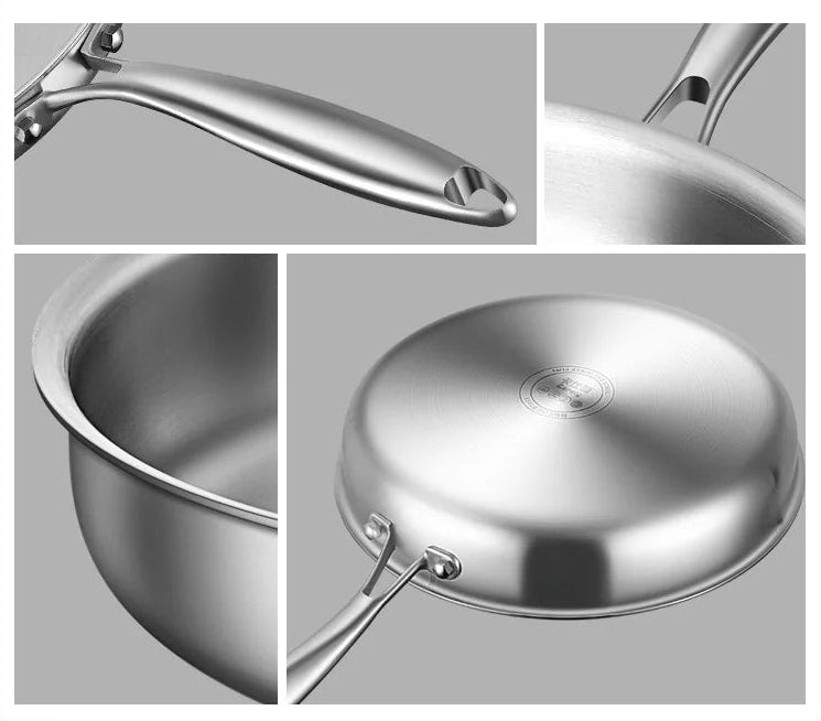 Poêle inox induction germaine en acier -