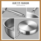 Poêle inox induction germaine en acier -