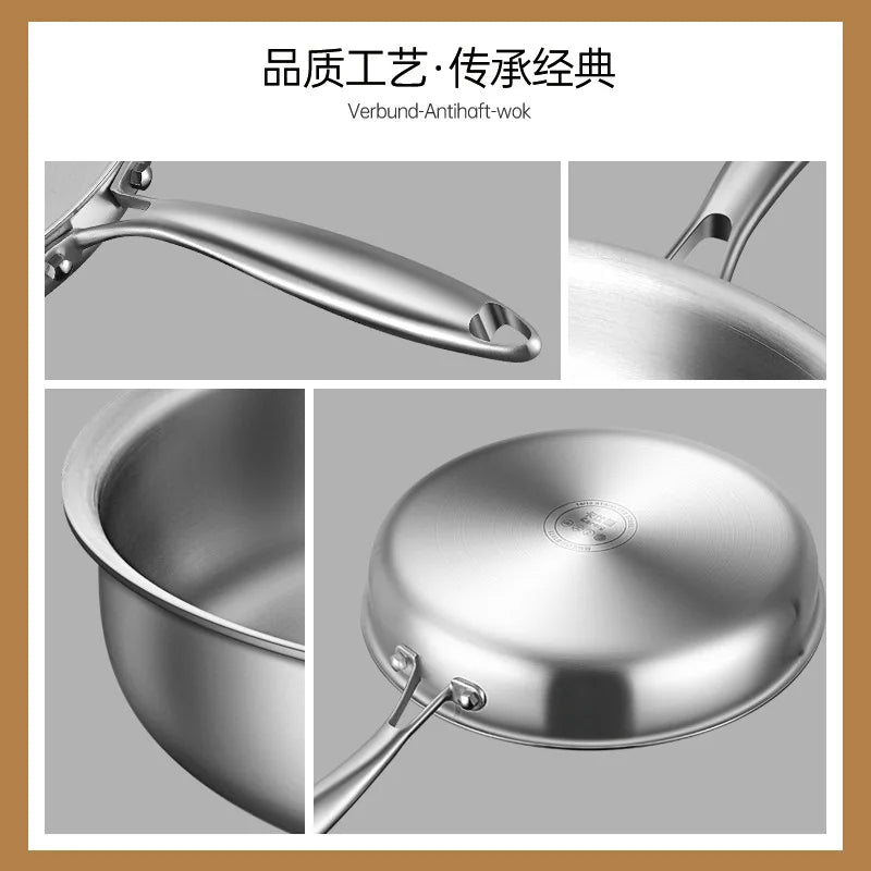 Poêle inox induction germaine en acier -