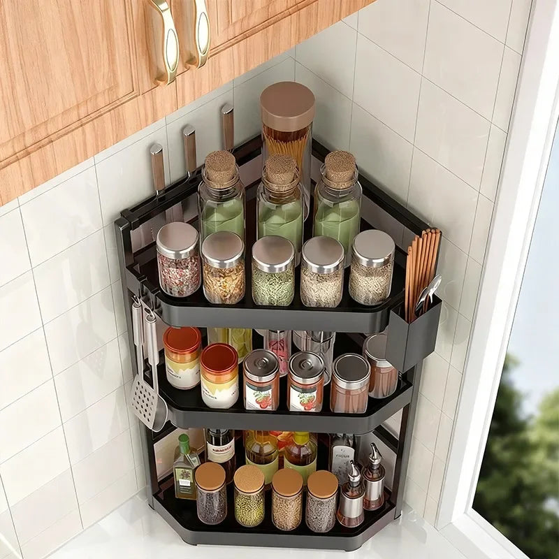 Étagère d'angle pas cher pour cuisine -