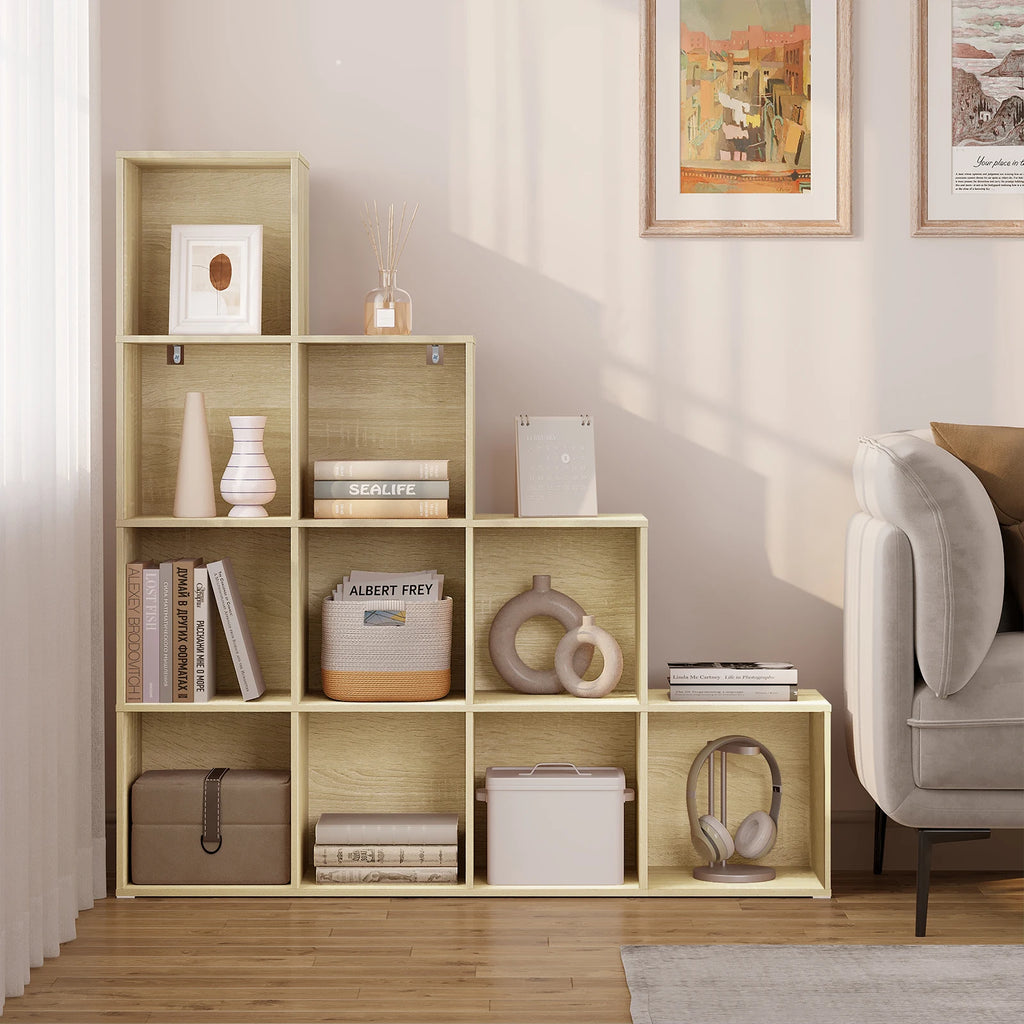 Meuble de rangement escalier cubique 120 x 120 x 30 cm -