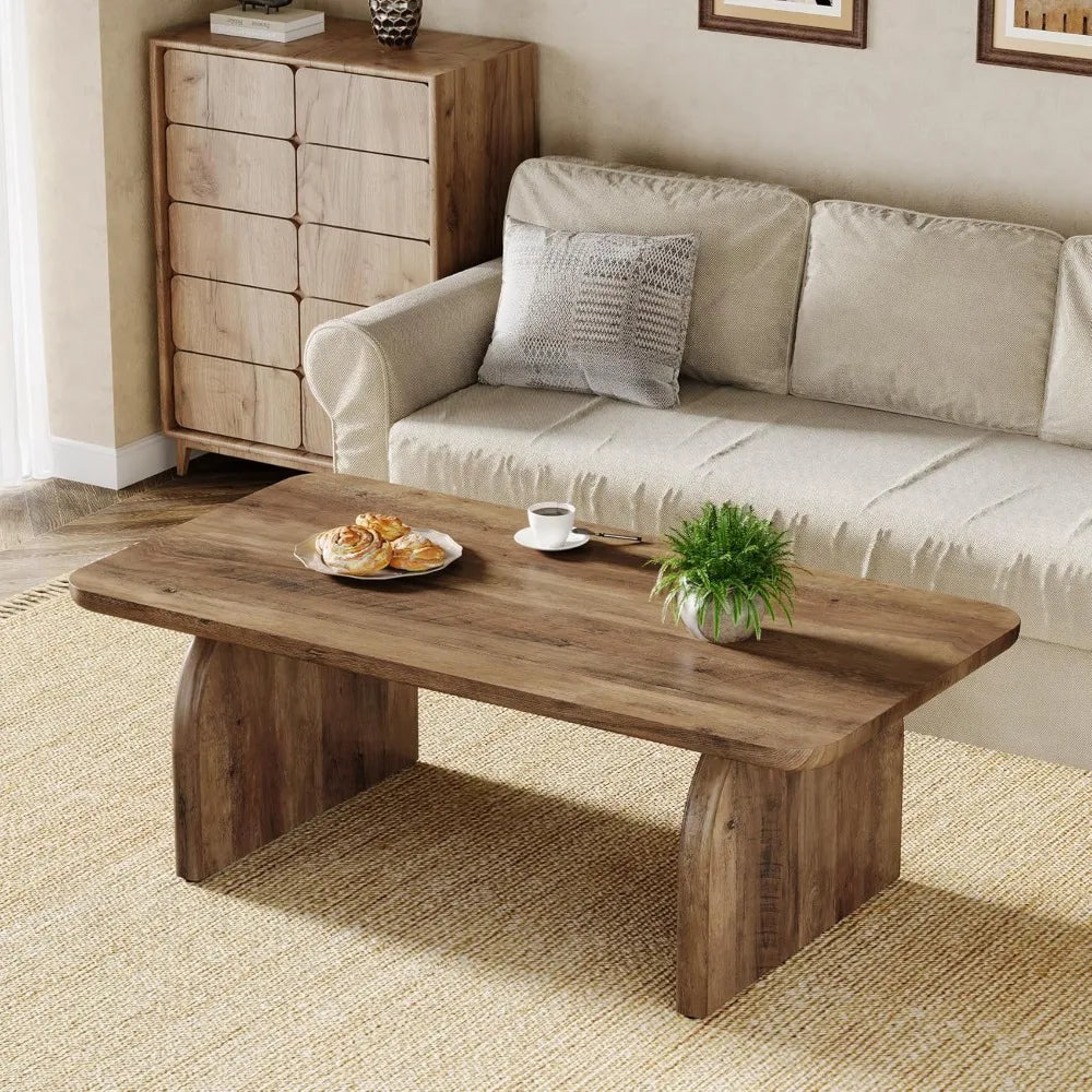Table Basse Bois Rectangulaire pour Salon 120 x 60 x 50 cm (LxPxH) -