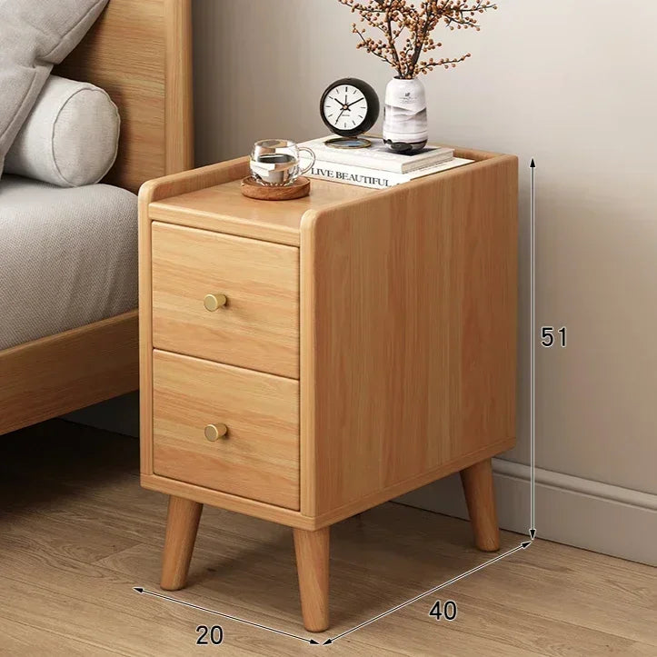 Table de nuit d'angle pour chambre à coucher - 20x40x51cm style1