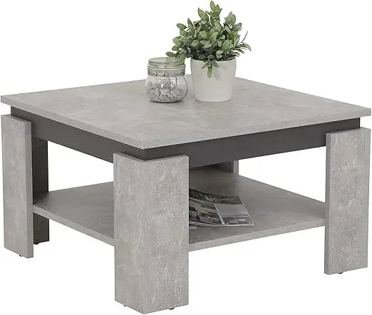 Table basse bois salon moderne - GRIS Table basse