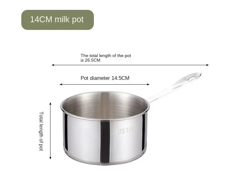 Casserole inox petite taille -