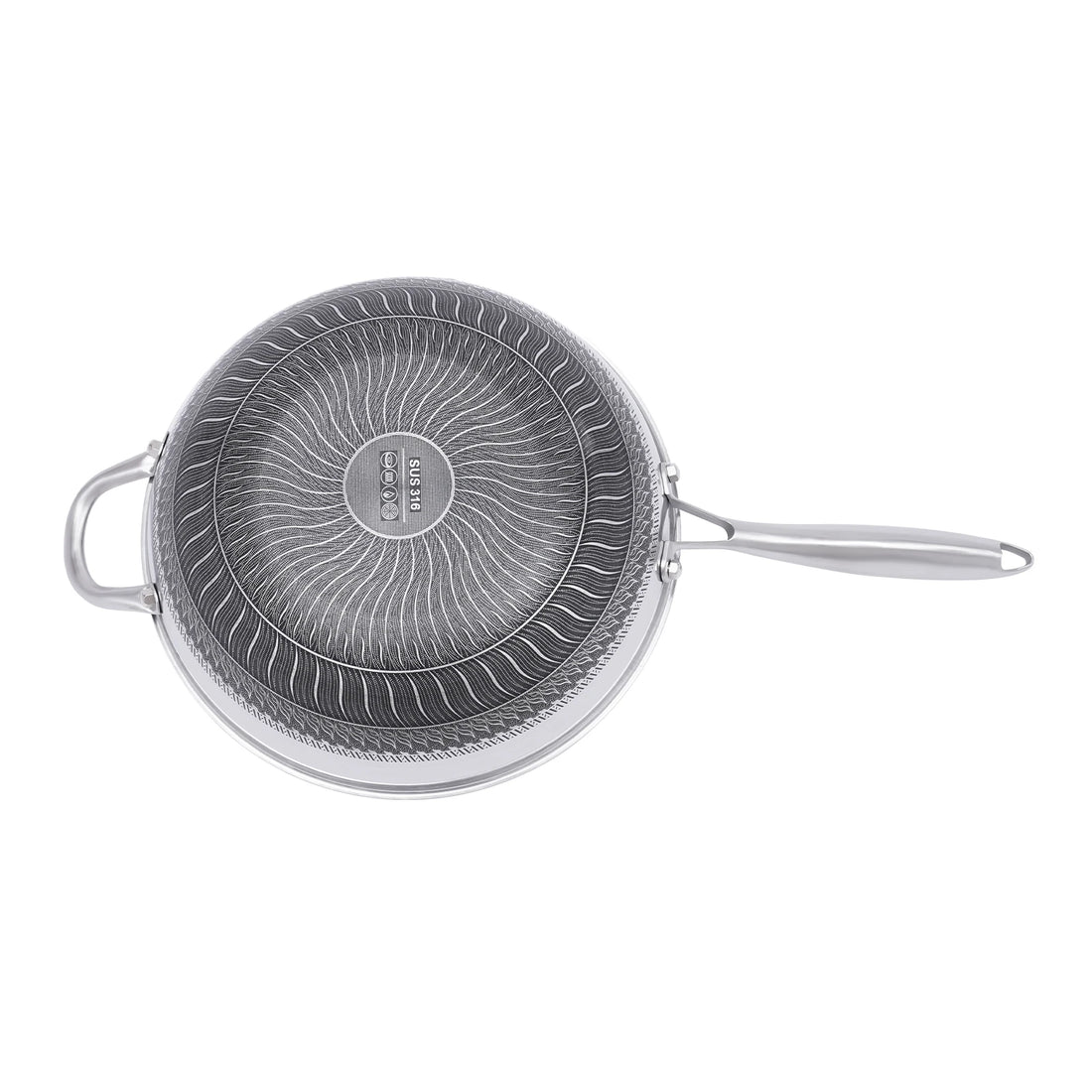 Poêle inox pas cher original -