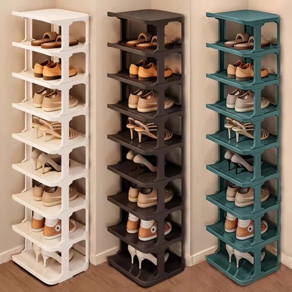 Meuble à chaussure en plastique multi étagère -
