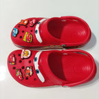 Crocs cars 95 McQueen avec jibbitz et fourrure interne -