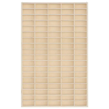 étagère murale vitrine marron -
