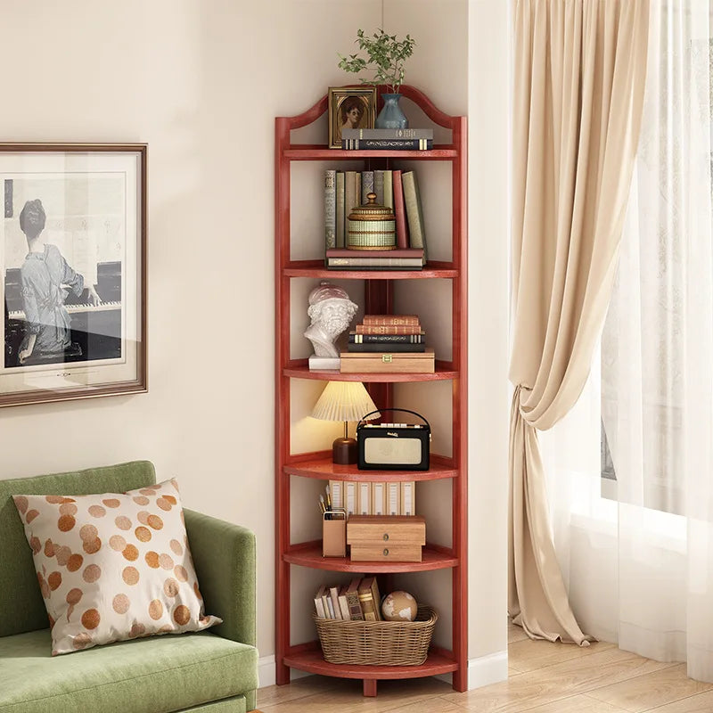 Étagère d'angle à poser triangulaire -